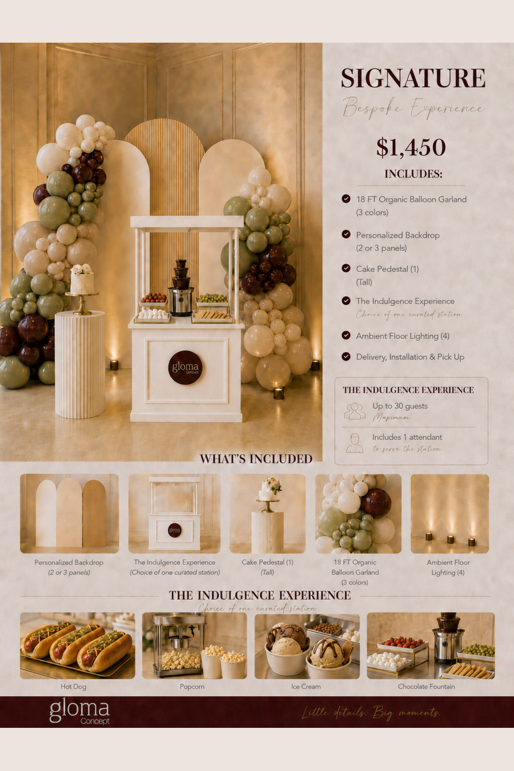 Signature Package - Bespoke Experience